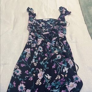 Socialite Black Floral Dress